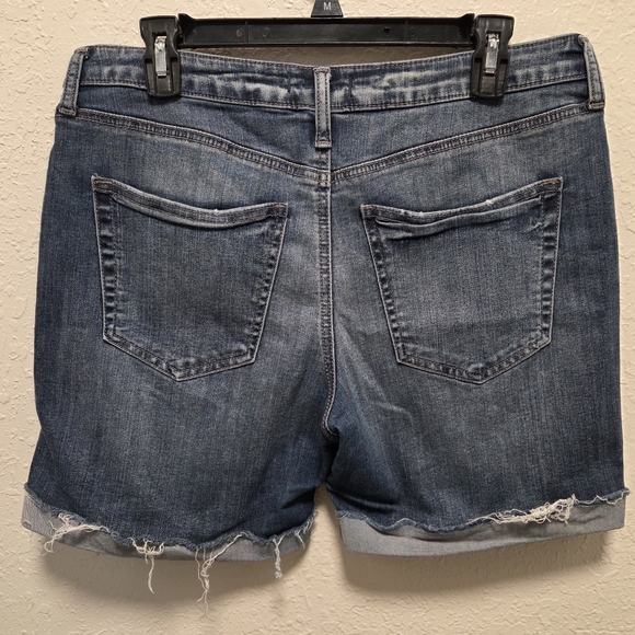 Distressed Denim Women Shorts - Picture 2 of 3